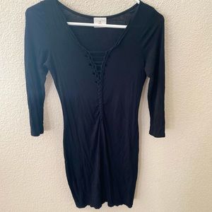 Solemio 3/4 Sleeve Dress